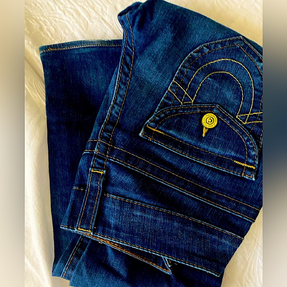 True Religion Blue Jeans Classic Indigo Denim